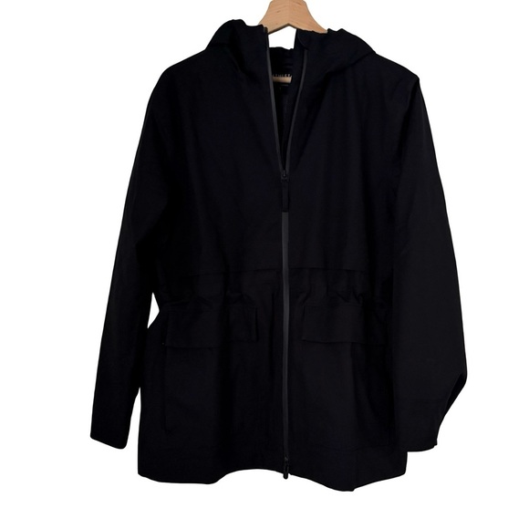 Athleta Utility Rain Jacket Sz S Black - Picture 5 of 11